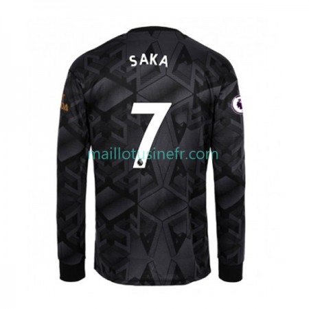 Maillot de Foot Arsenal Bukayo Saka 7 Extérieur 2022-23 Manches Longues